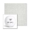 Picture of Idol Cloud | Set of 2 | 18" Sunbrella Boxed Round Outdoor Throw Pillows with Premium Inserts
