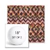 Picture of Inga Gypsy | Set of 2 | 18" Sunbrella Boxed Round Outdoor Throw Pillows with Premium Inserts