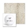 Picture of Instinct Dune | Set of 2 | 18" Sunbrella Boxed Round Outdoor Throw Pillows with Premium Inserts