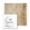 Picture of Instinct Toffee | Set of 2 | 18" Sunbrella Boxed Round Outdoor Throw Pillows with Premium Inserts