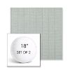 Picture of Kaia Mist | Set of 2 | 18" Sunbrella Boxed Round Outdoor Throw Pillows with Premium Inserts