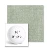 Picture of Kismet Moss | Set of 2 | 18" Sunbrella Boxed Round Outdoor Throw Pillows with Premium Inserts