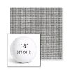 Picture of Kudos Newsprint | Set of 2 | 18" Sunbrella Boxed Round Outdoor Throw Pillows with Premium Inserts