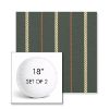 Picture of Linger Fern | Set of 2 | 18" Sunbrella Boxed Round Outdoor Throw Pillows with Premium Inserts