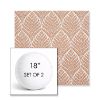 Picture of Linnaeus Clay | Set of 2 | 18" Sunbrella Boxed Round Outdoor Throw Pillows with Premium Inserts
