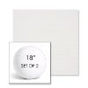 Picture of Linville Snow | Set of 2 | 18" Sunbrella Boxed Round Outdoor Throw Pillows with Premium Inserts