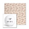 Picture of Lola Clay | Set of 2 | 18" Sunbrella Boxed Round Outdoor Throw Pillows with Premium Inserts