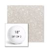 Picture of Mahalo Chino | Set of 2 | 18" Sunbrella Boxed Round Outdoor Throw Pillows with Premium Inserts