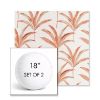 Picture of Martinique Mango | Set of 2 | 18" Sunbrella Boxed Round Outdoor Throw Pillows with Premium Inserts