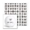 Picture of Midori Stone | Set of 2 | 18" Sunbrella Boxed Round Outdoor Throw Pillows with Premium Inserts