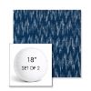 Picture of Mountains Lagoon | Set of 2 | 18" Sunbrella Boxed Round Outdoor Throw Pillows with Premium Inserts