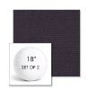 Picture of Natte Cosmos | Set of 2 | 18" Sunbrella Boxed Round Outdoor Throw Pillows with Premium Inserts