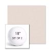 Picture of Nuance Bisque | Set of 2 | 18" Sunbrella Boxed Round Outdoor Throw Pillows with Premium Inserts