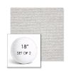 Picture of Nurture Pebble | Set of 2 | 18" Sunbrella Boxed Round Outdoor Throw Pillows with Premium Inserts