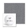 Picture of Odette Slate | Set of 2 | 18" Sunbrella Boxed Round Outdoor Throw Pillows with Premium Inserts