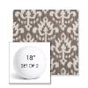 Picture of Patra Mushroom | Set of 2 | 18" Sunbrella Boxed Round Outdoor Throw Pillows with Premium Inserts