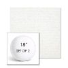 Picture of Platform Salt | Set of 2 | 18" Sunbrella Boxed Round Outdoor Throw Pillows with Premium Inserts