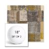 Picture of Pop Corn | Set of 2 | 18" Sunbrella Boxed Round Outdoor Throw Pillows with Premium Inserts