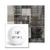 Picture of Pop Film | Set of 2 | 18" Sunbrella Boxed Round Outdoor Throw Pillows with Premium Inserts
