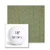 Picture of Posh Shamrock | Set of 2 | 18" Sunbrella Boxed Round Outdoor Throw Pillows with Premium Inserts
