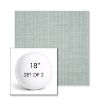 Picture of Proven Seaglass | Set of 2 | 18" Sunbrella Boxed Round Outdoor Throw Pillows with Premium Inserts