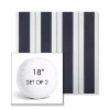 Picture of Relate Harbor | Set of 2 | 18" Sunbrella Boxed Round Outdoor Throw Pillows with Premium Inserts