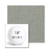 Picture of Replay Moss | Set of 2 | 18" Sunbrella Boxed Round Outdoor Throw Pillows with Premium Inserts