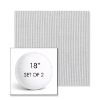 Picture of Replay Sea | Set of 2 | 18" Sunbrella Boxed Round Outdoor Throw Pillows with Premium Inserts