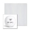 Picture of Replay Sky | Set of 2 | 18" Sunbrella Boxed Round Outdoor Throw Pillows with Premium Inserts