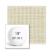 Picture of Rest Meadow | Set of 2 | 18" Sunbrella Boxed Round Outdoor Throw Pillows with Premium Inserts