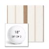 Picture of Revival Sand | Set of 2 | 18" Sunbrella Boxed Round Outdoor Throw Pillows with Premium Inserts