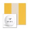 Picture of Rothko Lemonade | Set of 2 | 18" Sunbrella Boxed Round Outdoor Throw Pillows with Premium Inserts