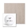 Picture of Royale Silk | Set of 2 | 18" Sunbrella Boxed Round Outdoor Throw Pillows with Premium Inserts