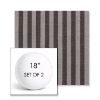 Picture of Sail Away Java | Set of 2 | 18" Sunbrella Boxed Round Outdoor Throw Pillows with Premium Inserts