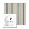 Picture of Saltillo Sagebrush | Set of 2 | 18" Sunbrella Boxed Round Outdoor Throw Pillows with Premium Inserts