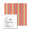 Picture of Saltillo Sedona | Set of 2 | 18" Sunbrella Boxed Round Outdoor Throw Pillows with Premium Inserts