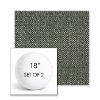 Picture of Savane Lake | Set of 2 | 18" Sunbrella Boxed Round Outdoor Throw Pillows with Premium Inserts