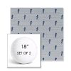 Picture of Schooner Neptune | Set of 2 | 18" Sunbrella Boxed Round Outdoor Throw Pillows with Premium Inserts