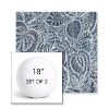 Picture of Sensibility Harbor | Set of 2 | 18" Sunbrella Boxed Round Outdoor Throw Pillows with Premium Inserts