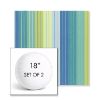 Picture of Seville Seaside | Set of 2 | 18" Sunbrella Boxed Round Outdoor Throw Pillows with Premium Inserts