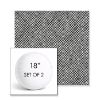 Picture of Shibori Classic | Set of 2 | 18" Sunbrella Boxed Round Outdoor Throw Pillows with Premium Inserts