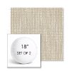 Picture of Slow Farafra | Set of 2 | 18" Sunbrella Boxed Round Outdoor Throw Pillows with Premium Inserts
