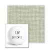 Picture of Slow Spirea | Set of 2 | 18" Sunbrella Boxed Round Outdoor Throw Pillows with Premium Inserts
