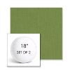 Picture of Spectrum Cilantro | Set of 2 | 18" Sunbrella Boxed Round Outdoor Throw Pillows with Premium Inserts