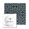Picture of Sundial Sailboat | Set of 2 | 18" Sunbrella Boxed Round Outdoor Throw Pillows with Premium Inserts