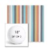 Picture of Surround Sunrise | Set of 2 | 18" Sunbrella Boxed Round Outdoor Throw Pillows with Premium Inserts