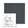 Picture of Switch Denim | Set of 2 | 18" Sunbrella Boxed Round Outdoor Throw Pillows with Premium Inserts