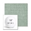 Picture of Tailored Spa | Set of 2 | 18" Sunbrella Boxed Round Outdoor Throw Pillows with Premium Inserts