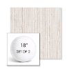 Picture of Tectonic Parchment | Set of 2 | 18" Sunbrella Boxed Round Outdoor Throw Pillows with Premium Inserts