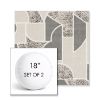 Picture of Territory Tin | Set of 2 | 18" Sunbrella Boxed Round Outdoor Throw Pillows with Premium Inserts
